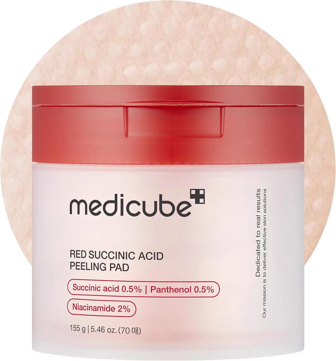 Disques Exfoliants Acide Succinique Rouge – Medicube